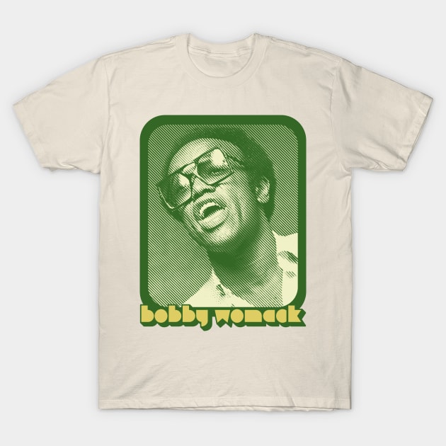 Bobby Womack /// Retro Style Fan Art Design T-Shirt by DankFutura